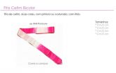Fita cetim duas cores